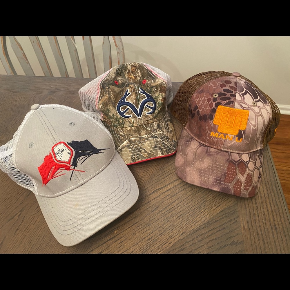 Guy Harvey Realtree Camo hats
